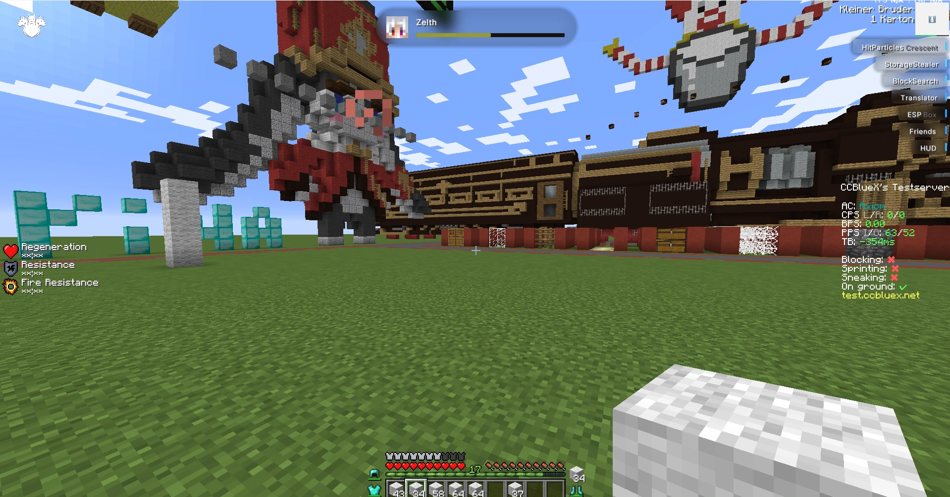 Combat interface